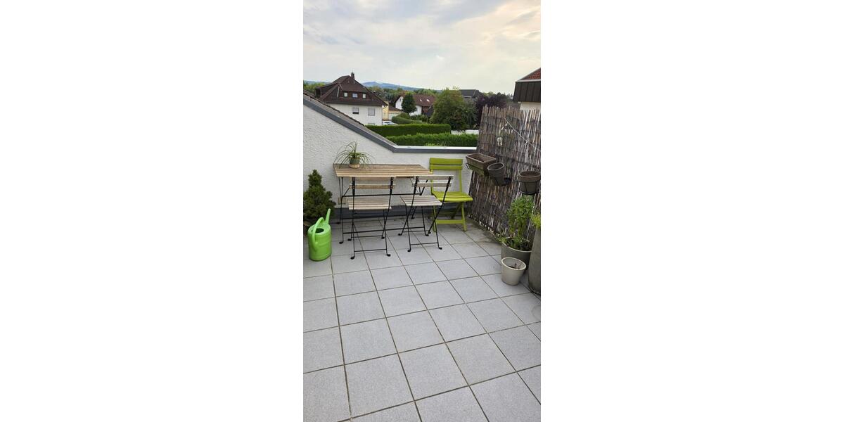 Dachterrasse mit Ausblick auf den Köppel
