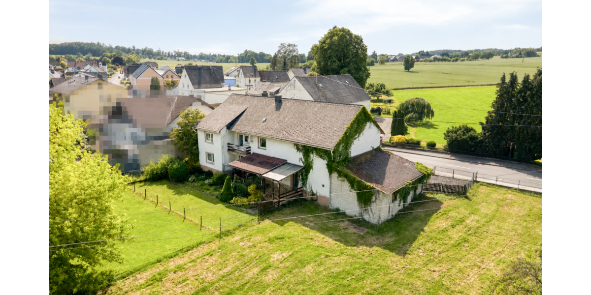 Perspektivansicht Haus Rückseite